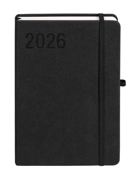 Kalendarz książkowy A5 DNS Sakura czarny Antra